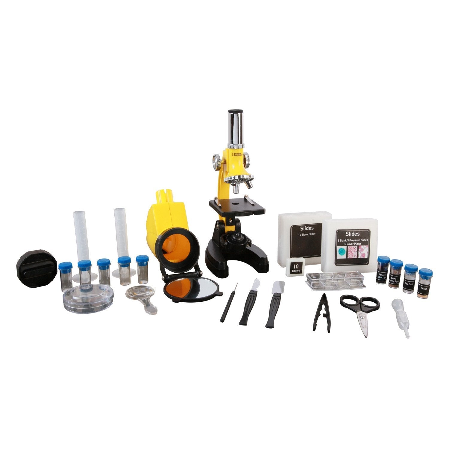 National Geographic 300x-1200x Microscope with Hard Case (No Graphic box)