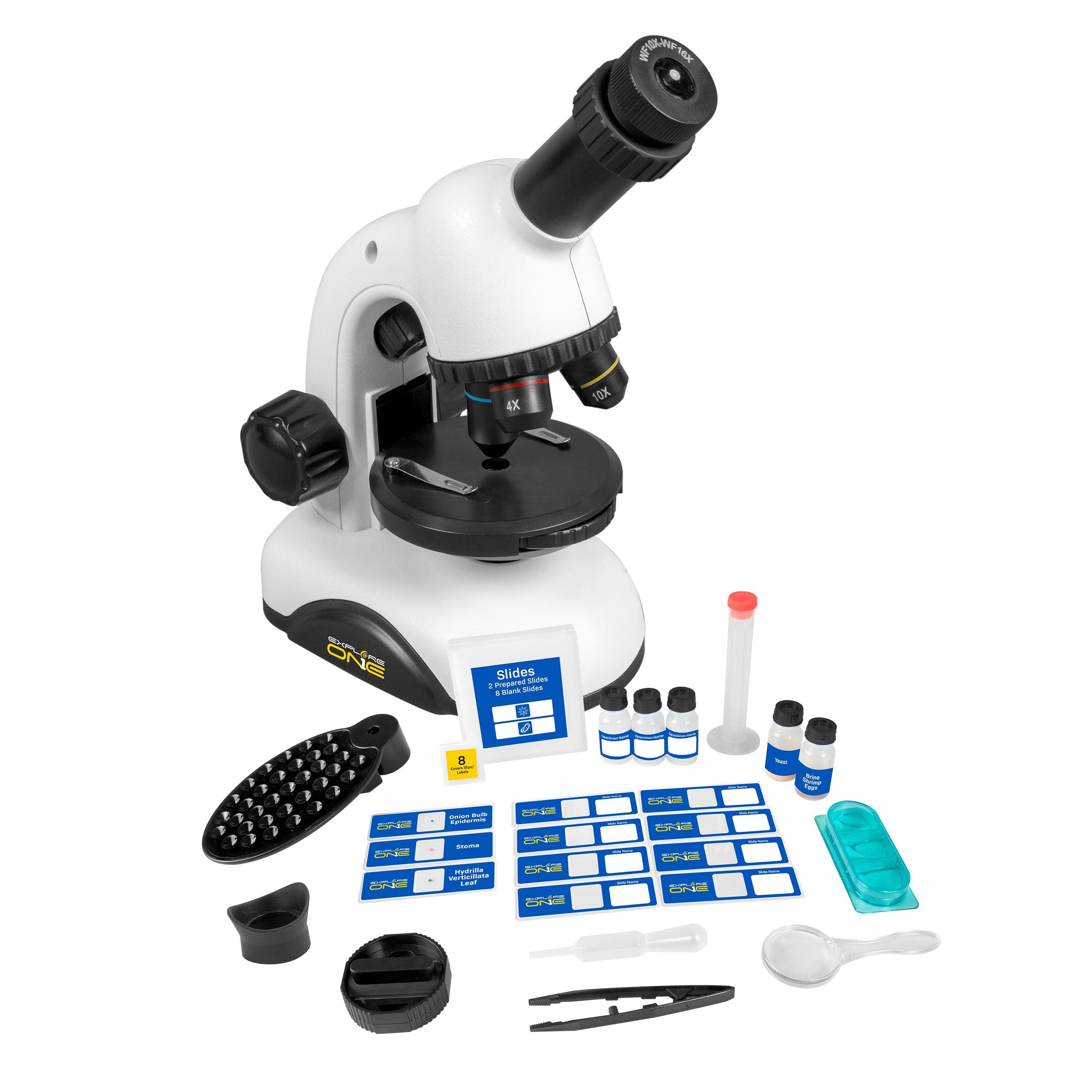 Explore One 40x-640x Zoom Microscope Kit with Smartphone Adapter