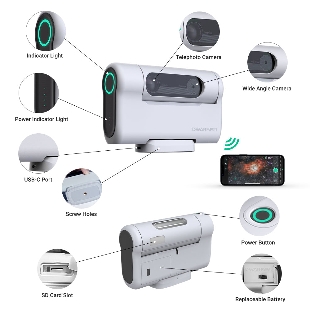 DWARF II Solar Elite - Smart Telescope with Solar Filters
