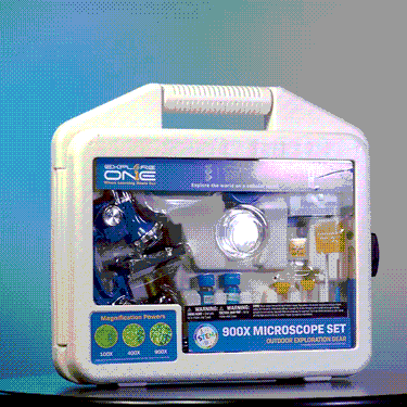 Certified Pre-Owned Explore One 45 Piece 900X Microscope Set with Case