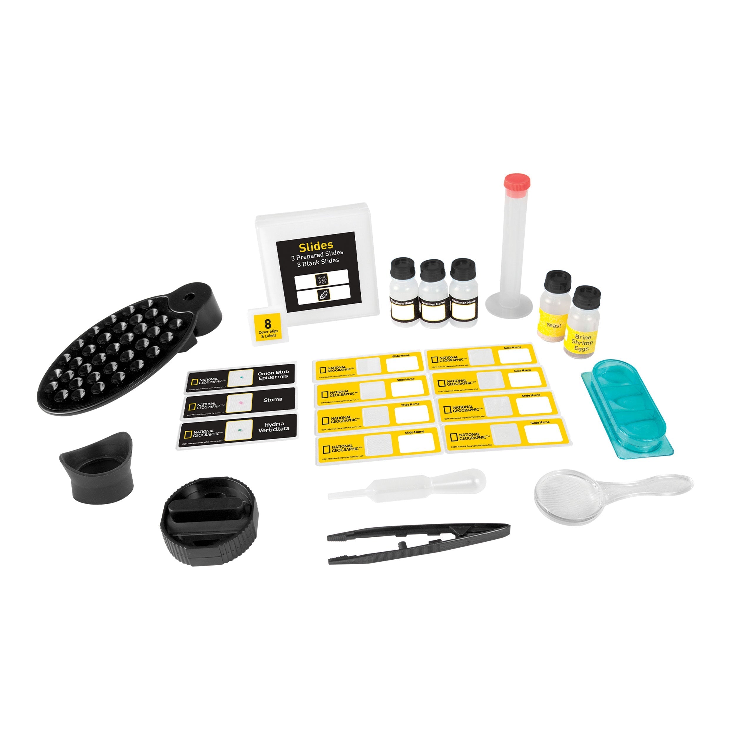 Certified Pre-Owned National Geographic 40x-640x Magnification Microscope with Smartphone Camera Adapter