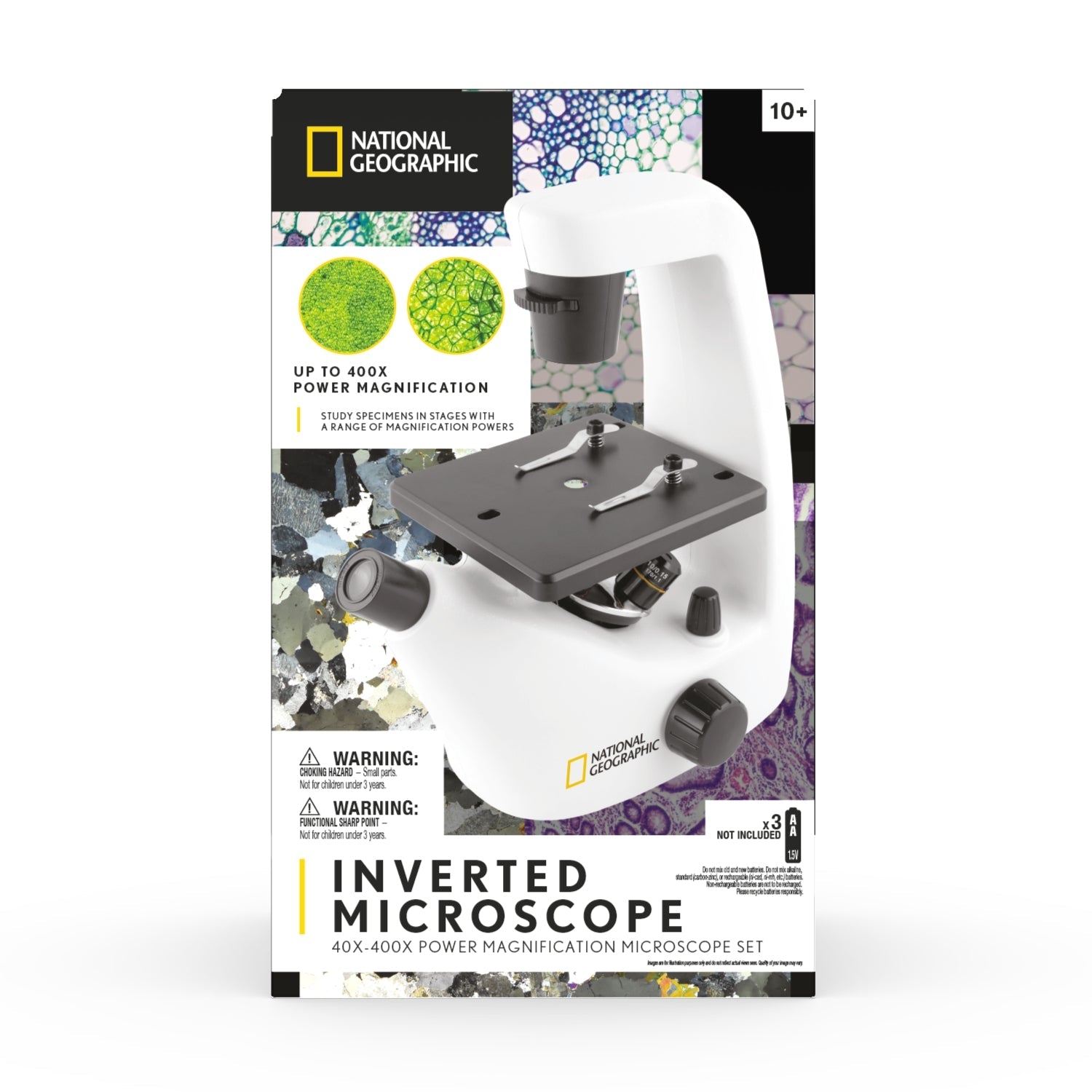 National Geographic 40x-400x Inverted Microscope