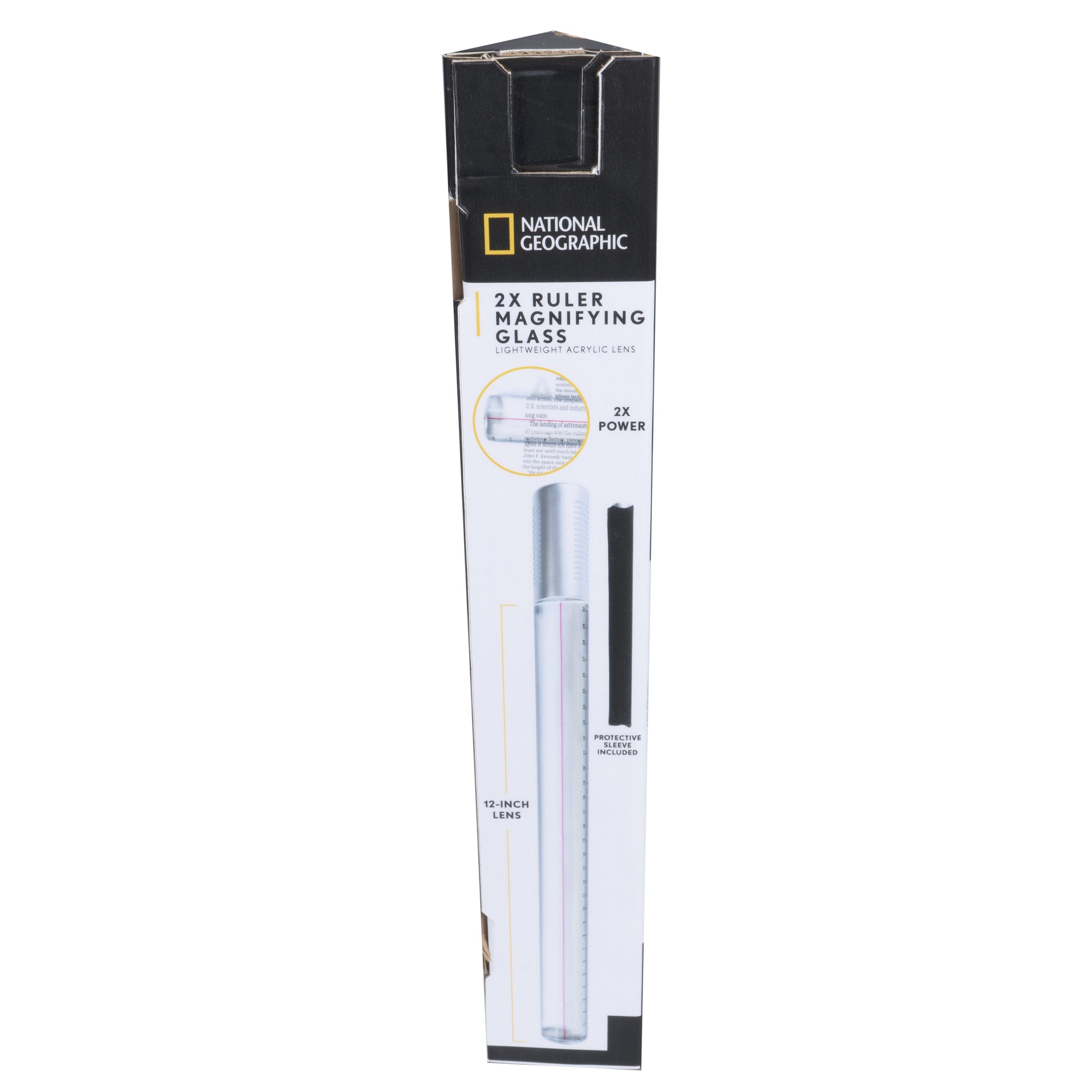 National Geographic 2x Reading Magnifier and Ruler