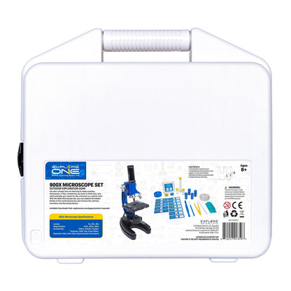 Certified Pre-Owned Explore One 45 Piece 900X Microscope Set with Case