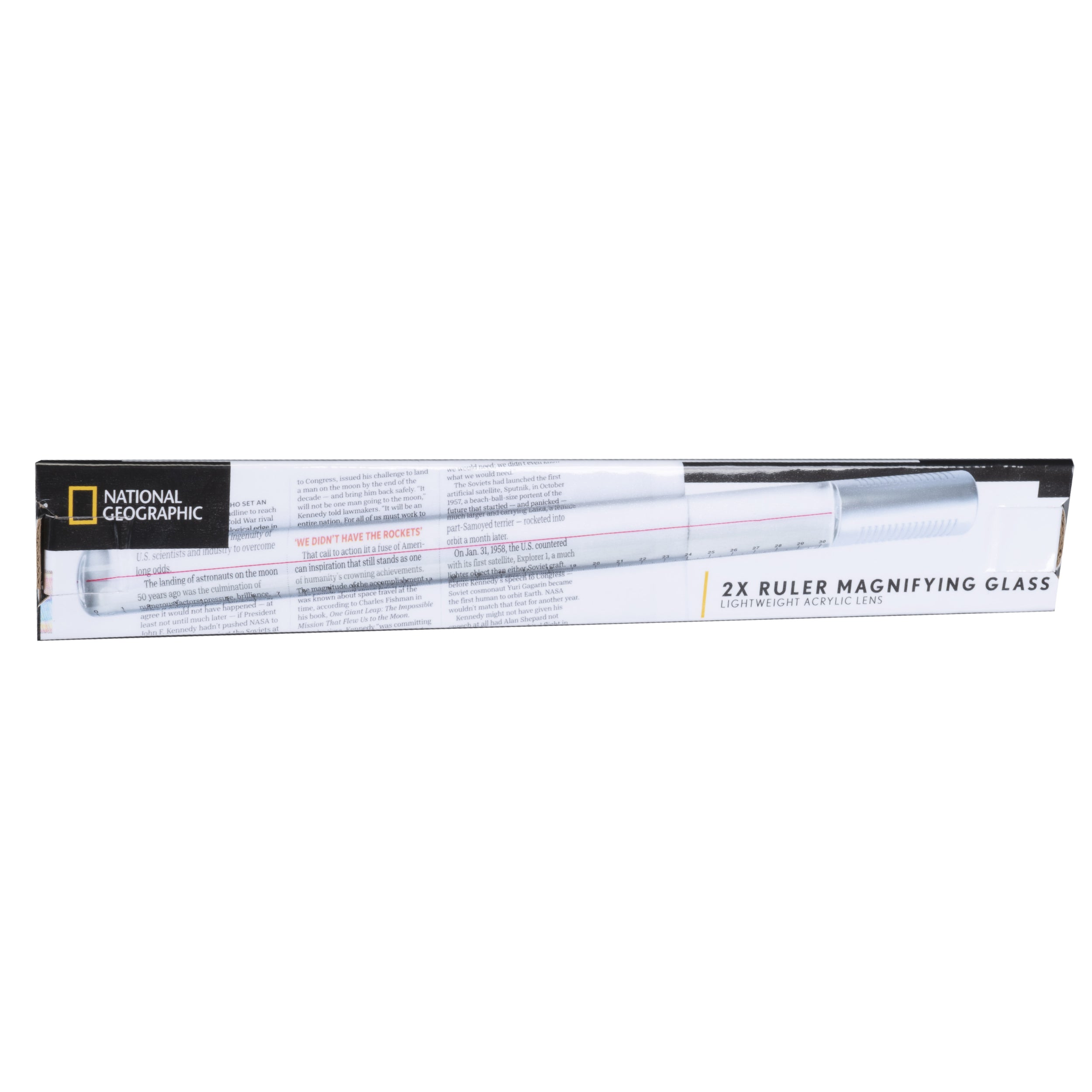 National Geographic 2x Reading Magnifier and Ruler