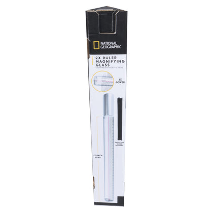 National Geographic 2x Reading Magnifier and Ruler