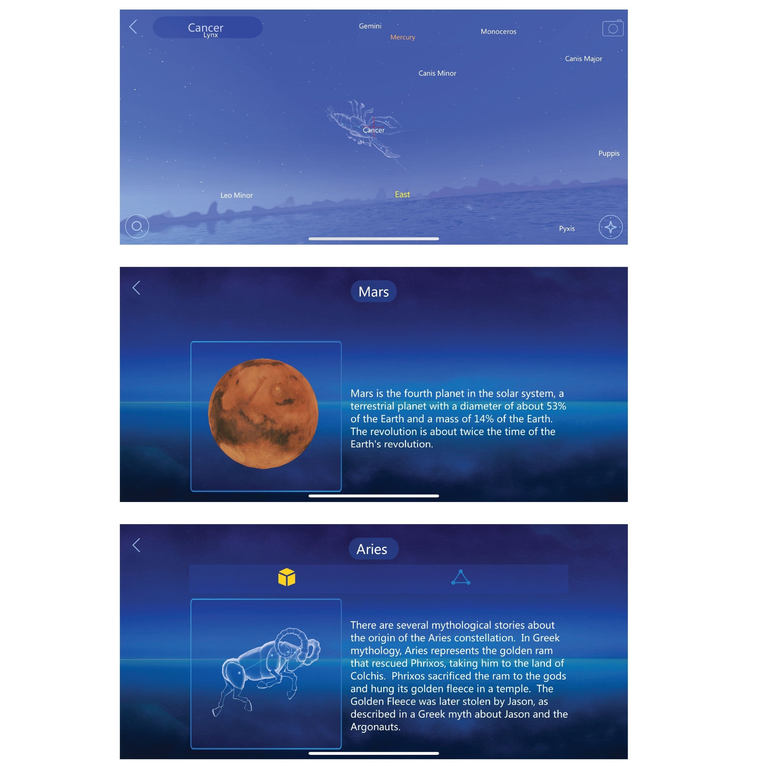 Explore One STAR50APP - 50mm Refractor Telescope w/ Panhandle Mount and Astronomy APP