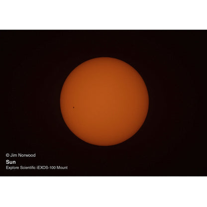 Explore Scientific ED80 Essential Series Air-Spaced Triplet Refractor Telescope with 0.8x Focal Reducer and iEXOS-100-2 PMC-Eight Equatorial Tracker System with WiFi and Bluetooth®